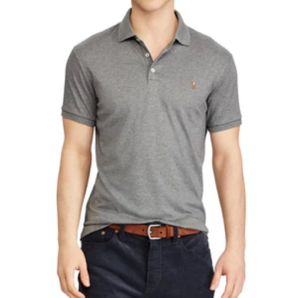Polo Ralph Lauren Gray Soft Touch Pima Polo Small